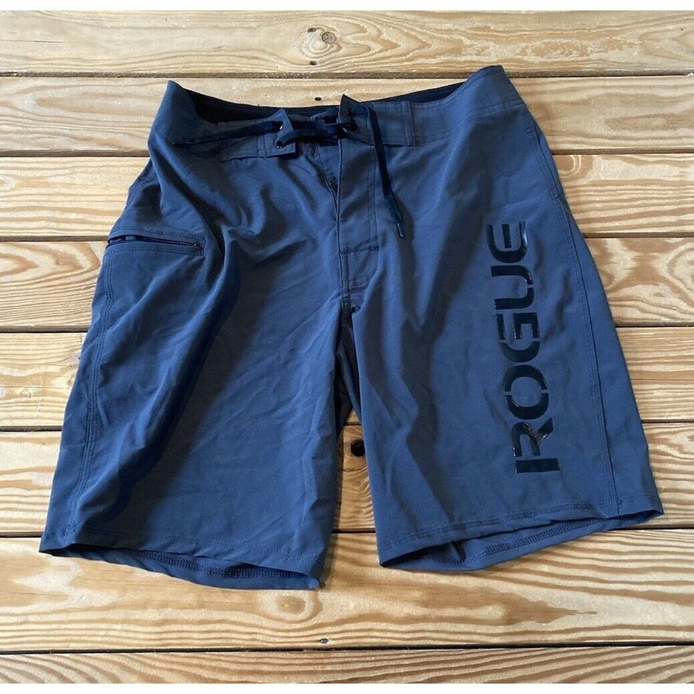 Rogue Tie Front Swim Trunks Size 28 Men’s Black